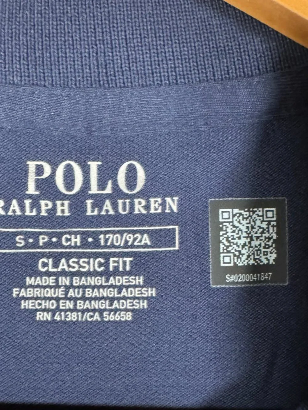 Polo Ralph Lauren Shirt Mens S Navy Blue Classic Fit Stretch Short Sleeve $118